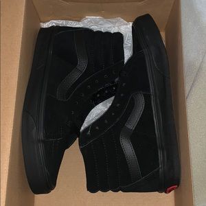 All black vans